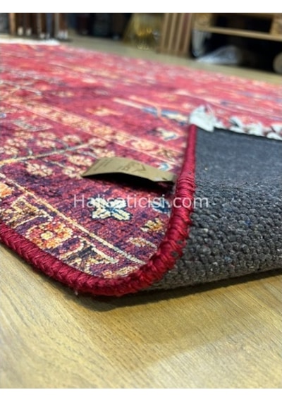 Salerno Çamaşır Makinesinde Yıkanabilir Kilim Halı Hs1002 Çok Renkli
