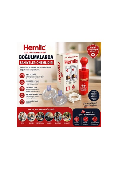 Hemlic Acil Durum Müdahale İcin Aparat 2 Başlıklı