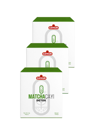 Matcha Detox Çayı 30x2gr Net 60gr Üçlü Paket
