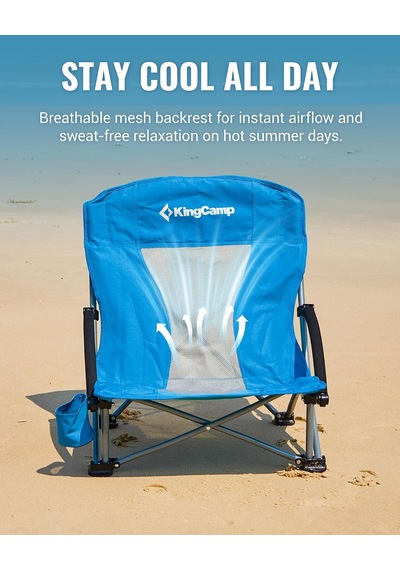 Lilac Beach Chair Plaj Ve Dinlenme Sandalyesi Blue Çok Renkli