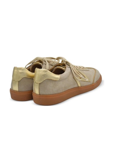 Guja Venüs 2609902y Bağcıklı Nubuk Deri Kadın Sneaker Ayakkabı Taba