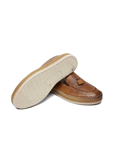 Bestello Püsküllü Poli Taban Casual 020-050 Kadın Ayakkabı Taba