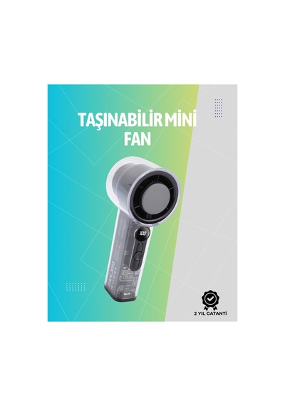 Mini El Fanı 3000mah Pil Type-c Şarj Girişi Kompakt Ve Hafif Tasarım - Hs08379743-3644 Renkli
