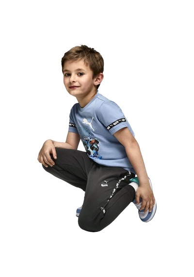 Puma Puma Puma X Hot Wheels Tee Erkek Çocuk Mavi Tişört 16914 Mavi