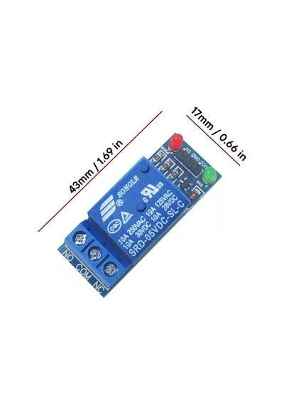 Tek Yön 1-way Relay Module 5v Röle Modül Düşük Seviye Tetikleme Rölesi