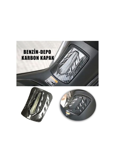 Nmax 125/155 2021-2024 Benzin-depo Koruma Kapak Karbon KARBON