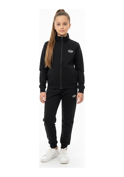 New Kids Fermuarlı Cepli Çocuk Unisex Eşofman Takımı-90928 Siyah