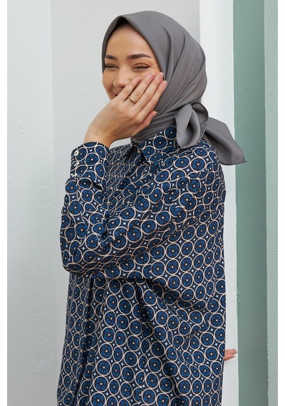 Silk Home Twill Eşarp 11343-38 Füme