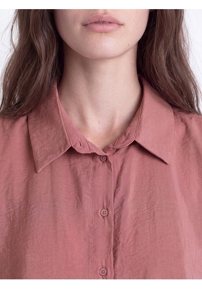 Lcw Modest Pembe Modal Karışımlı Kadın Gömlek Tunik