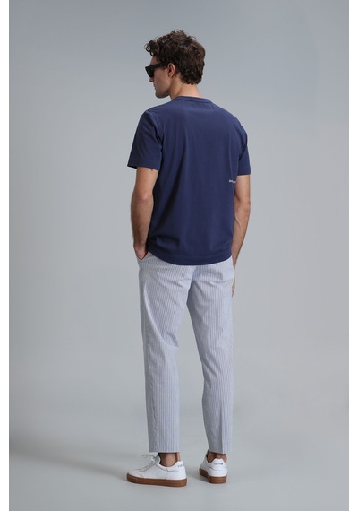 Lufian Frank Smart Erkek Chino Pantolon Slim Fit Saks Saks 111190316100240 Saks