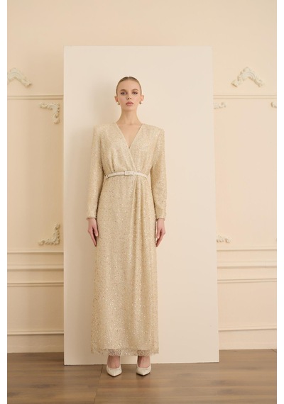 Senna Irene Dress Bej BEJ