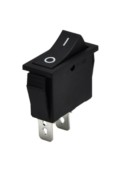 Tekli Dar Işıksız Off- On Anahtar Yaylı Siyah 2 Pinli Dar Işıksız Yaylı Switch 5 Adet