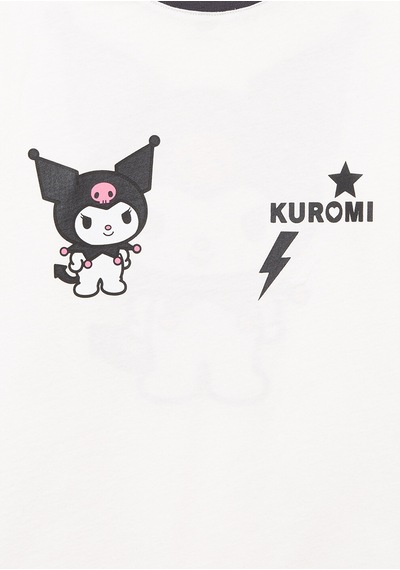 Mavi - Kuromi Baskılı Ekru Tişört 7610378-70057 Ekru