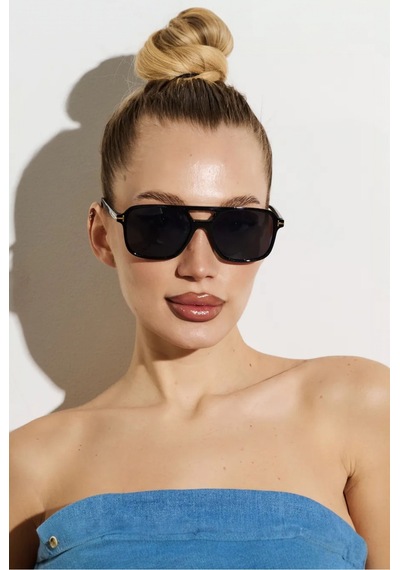 Kadın Erkek Unisex Lüx Güneş Gözlüğü Renkli Camlı Uv400 Filtre Korumalı Çok Renkli