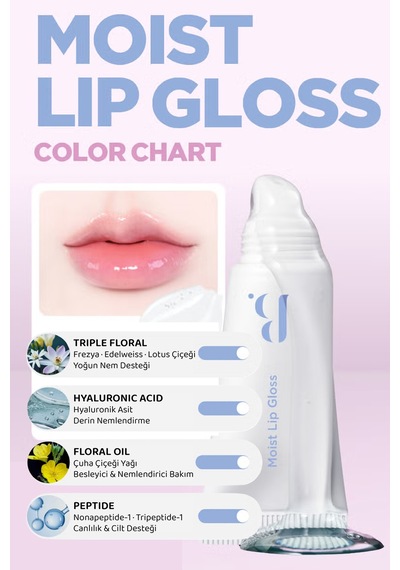 Nemli Ve Parlak Görünüm Sağlayan Kore Gloss Moist Lip Gloss Diğer