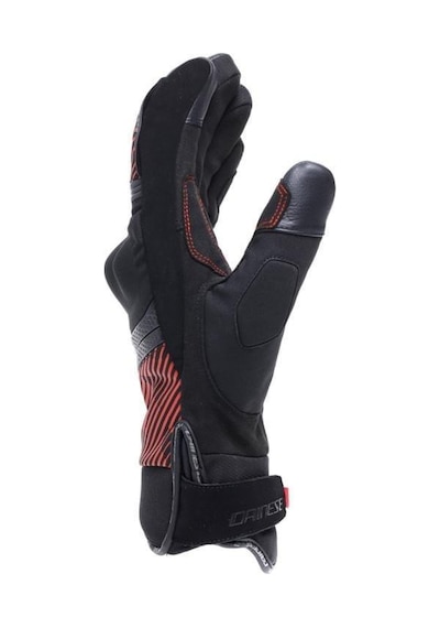 Dainese Daınese Eld/fulmıne D-dry Gloves Black/red Renkli