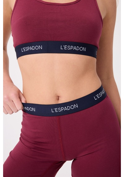 Athleshorts Yüksek Bel Kadın Uzun Boxer Şort-3113 Bordo