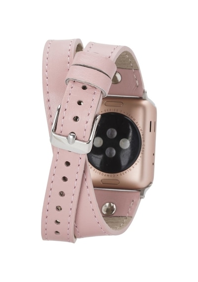 Apple Uyumlu  Watch Deri Kordon 42-44-45mm Slim Dtst Nu2