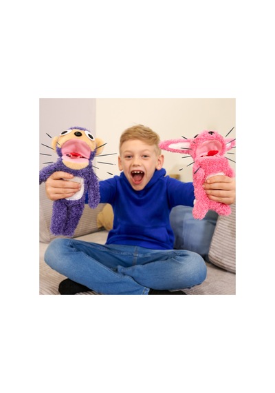 Screamerz Sesli Peluş Serseri Tavşan Çok Renkli