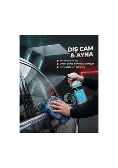 Araç Oto Cam Temizleyici Sprey 500ml Falcon