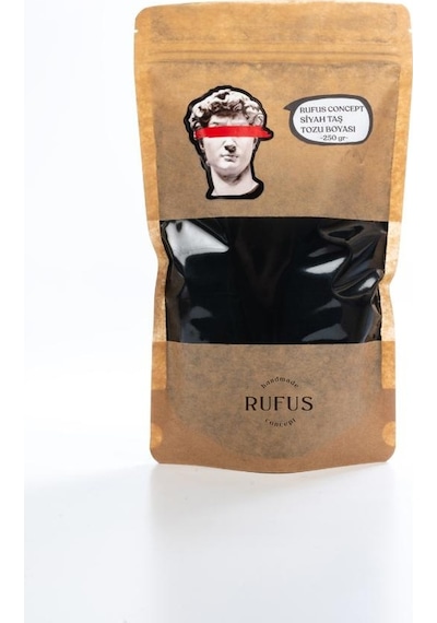Rufus Concept Siyah Taş Tozu Boyası 250 Gr