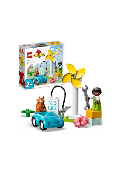 LEGO® Duplo 10985 Rüzgar Türbini ve Elektrikli Araba 16 Parça