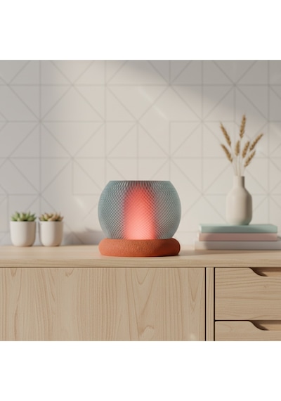 Modern Dokulu Küre Masa Lambası - Şık Ve Dekoratif Gece Lambası