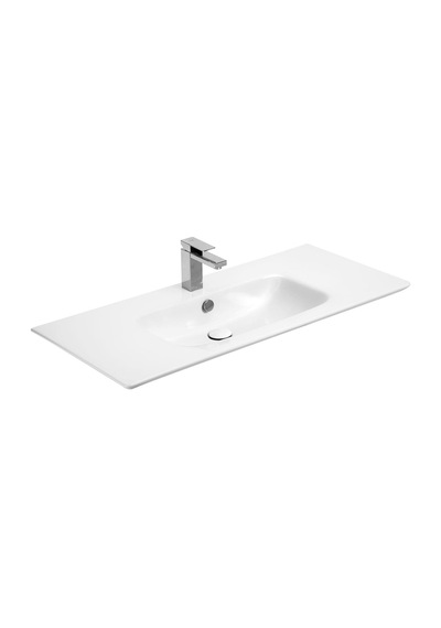 Paluci Carla White Etajerli Lavabo 105 Sırlı
