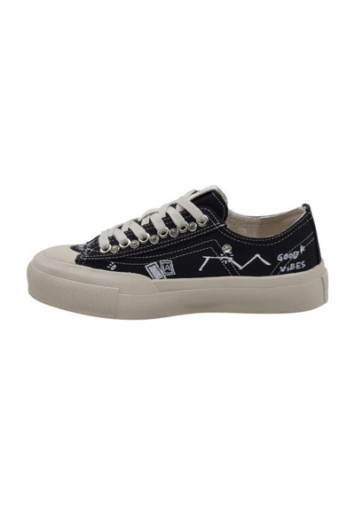 Guja 26y312-1 Kadın Taş Zımba Golden Sneaker Ayakkabı Siyah