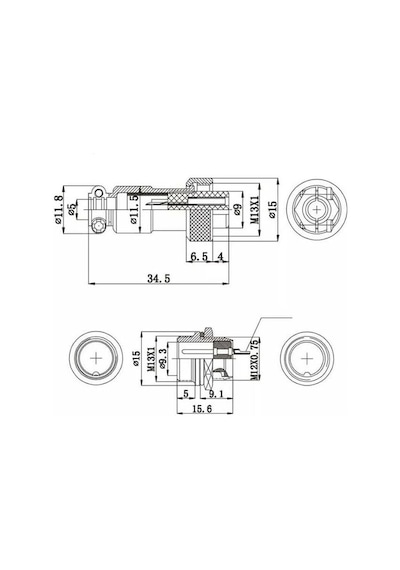 Magicvoice Mv-29494 Dişi 4 Pinli Mini Mayk Fiş