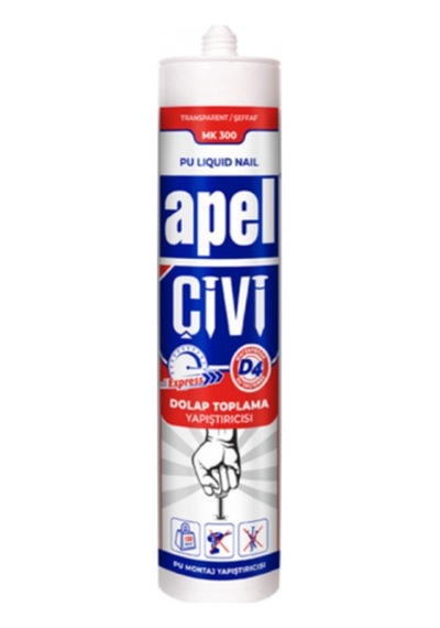 Apel Mk300 Silikon Sıvı Çivi Hızlı Yapıştırıcı 30 Adet