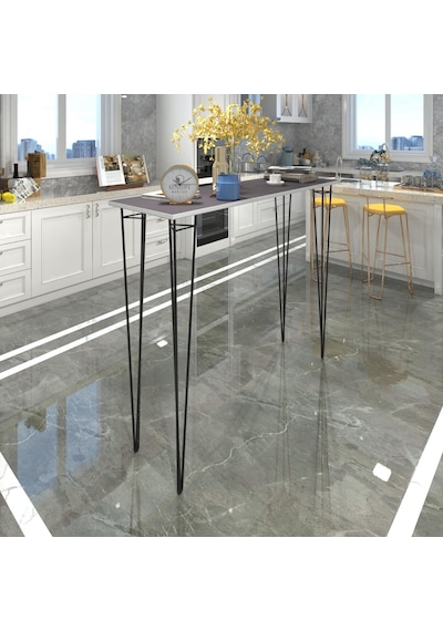 Knsz masa sandalye takımı hem105zengin grisyh 140*040 3 sandalye syhsyh kolçaklı