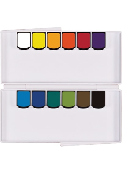 Mijello Mission Silver Class Tablet Sulu Boya 12 Renk