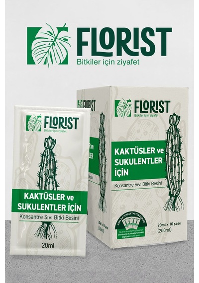 Florıst-konsantre Sıvı Kaktüs Ve Sukulent Bitki Besini 200