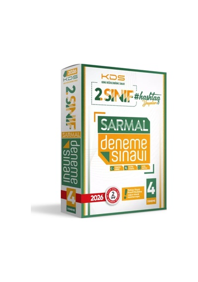 2026 2.sınıf Maarif Modeli Hashtag Yayınları 4lü Sarmal Özgün Deneme Paketi