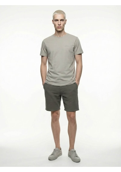 Loft Regular Fit Taş Erkek T-shirt Lf2042953
