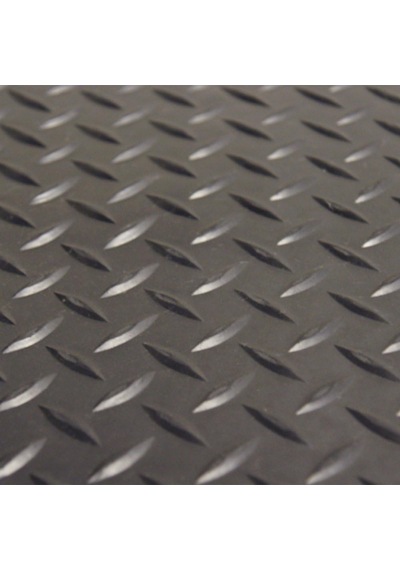 Kauçuk Rulo "diamond-plate" - 3 Mm X 1,2 M X 0,3 M Rulo - Siyah