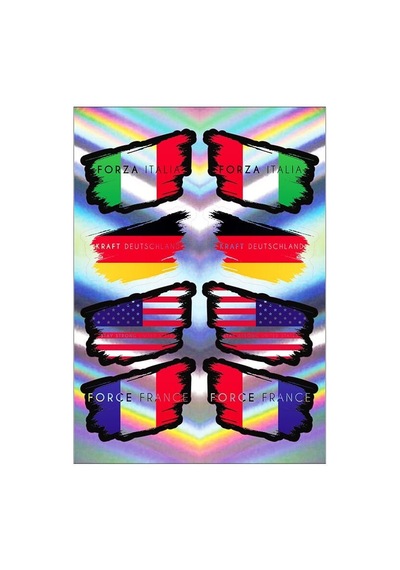A5 Hologram Sticker 091 Tek Paket Çoklu Sticker Standart