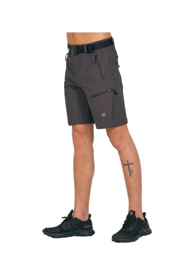 Q&steinbock Erkek Outdoor Şort Sparta-23593 Gri