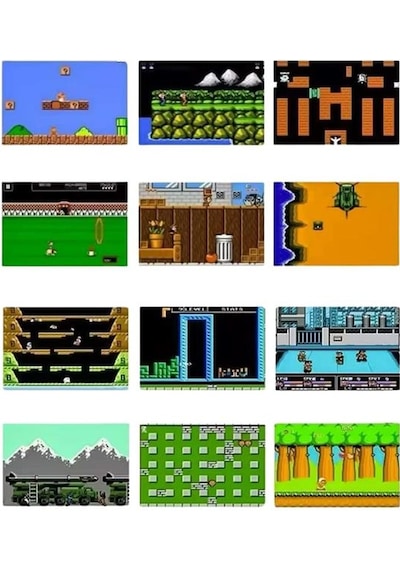 Çocuklara - 481 - Özel Tnabilir Sup El Atarisi 400 Oyunlu Nostaljik - Spt-gld - Oyun Konsolu