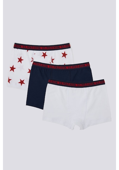 U.s. Polo Assn. Erkek Çocuk Beyaz Boxer 5274-32001 Beyaz