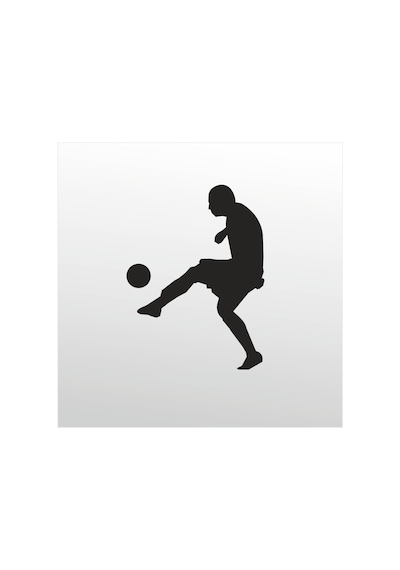 Folyo Sticker Futbol Adkpquy500 160cm Uzunluk Siyah