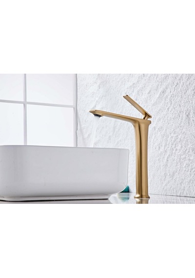 Forma Uzun Lavabo Bataryası Mat Pırınc-altın Mat Pirinç Altın