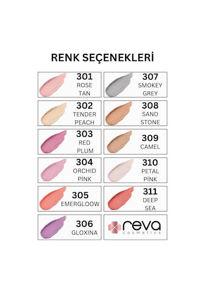 Vegan Krem Göz Farı - No. 306 Temiz Içerik, Uzun Süre Kalıcı & Mono Cream Eyeshadow Diğer