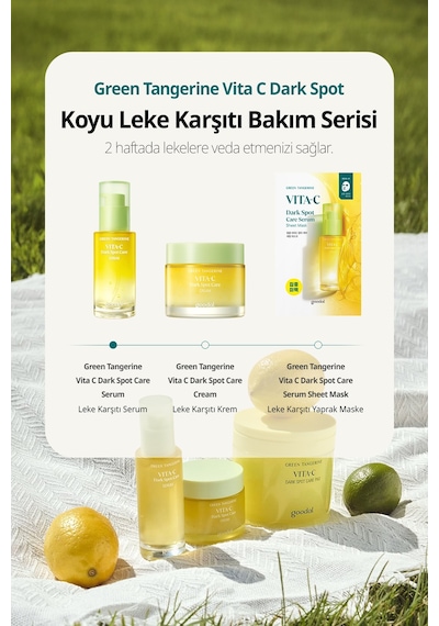 Leke Karşıtı Serum Yaprak Maske Goodal Green Tangerine Vita C Dark Spot Care Serum Sheet Mask