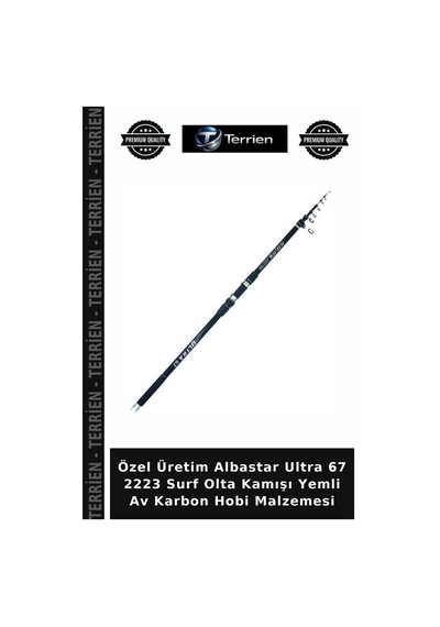 Özel Üretim Albastar Ultra 67 2223 Surf Olta Kamışı Yemli Av Karbon Hobi Malzemesi 500Cm