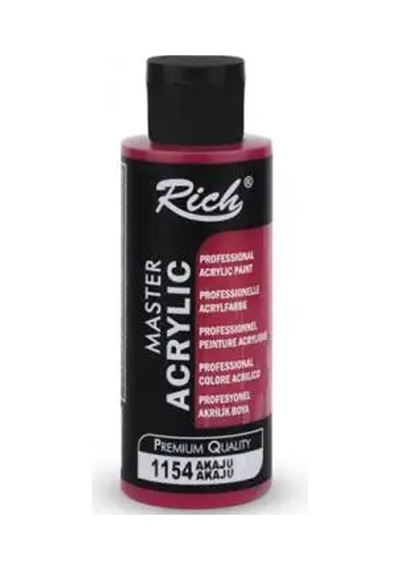 Rich Akrilik Boya Master 120 Cc Akaju 120-1154 Çok Renkli