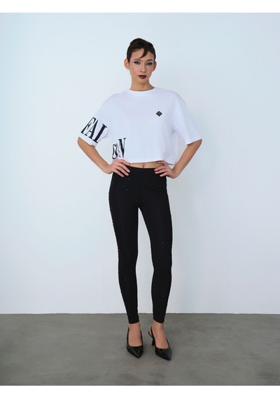 LOFT Oversize Kadın Tshirt K.kol Lf2036859 Q1.v1 Beyaz LOFT Oversize Kadın Tshirt K.kol Lf2036859 Q1.v1 Beyaz