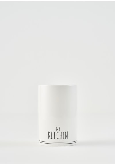 Bella Maison My Kitchen Porselen Dik Kaşıklık Beyaz 9,6x14,3 Cm