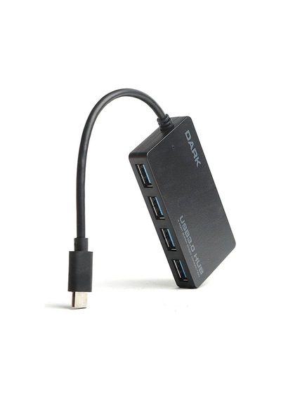 Dark Connect Master 4 Port Usb Type-c Hub U31x4 01